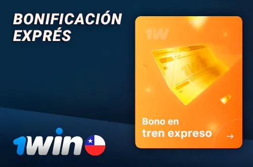 Bonificación exprés activada con un código en 1win
