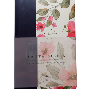 BIBLIA RVR1960 FLOREADA TAPA DURA (MORADA) LETRA GRANDE
